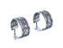 Sterling Silver Native American Post Hoop Earrings EA118295